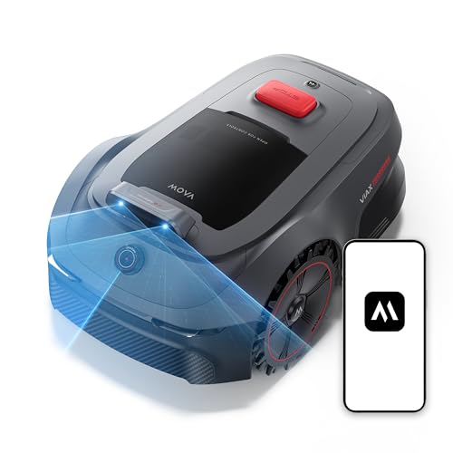 (-30%) MOVA ViAX 500 Mähroboter ohne Begrenzungskabel, 360°-LiDAR & Dual-KI-Vision