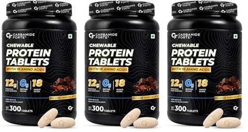 Carbamide Forte Protein Chewable 300 Tablets (Pack of 3)