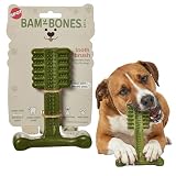 SPOT Bam-Bones Plus Toothbrush Dental Chew with Mint & Baking Soda, T-Bone, 6