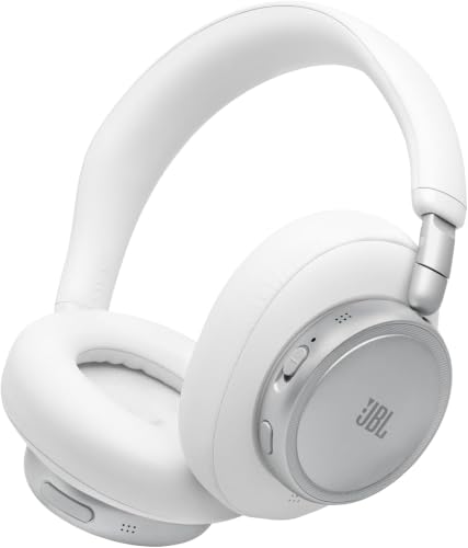(-25%) JBL Live 780NC Kabellose Over‑Ear‑Kopfhörer mit Noise Cancelling, Weiß