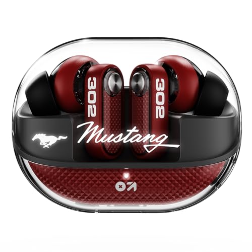 GOBOULT Mustang Sprint in Ear Earbuds with 60H Playtime, Amp App Support, 32dB Active Noise Cancellation, Quad Mic ENC, Dual Device Pairing, 10mm Driv