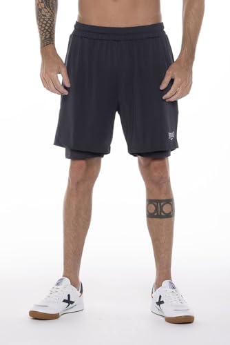 Everlast Bermuda Masculino Essentials Dupla Chumbo G