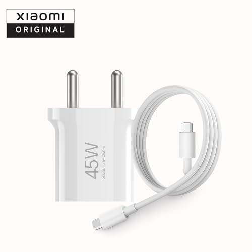Xiaomi 45W GaN Charger, Type C Port with QC & PD Technology Compatible with MacBook Charging, iPhone, iPad, Xiaomi, Redmi, Mi, Samsung, Oneplus, Oppo,