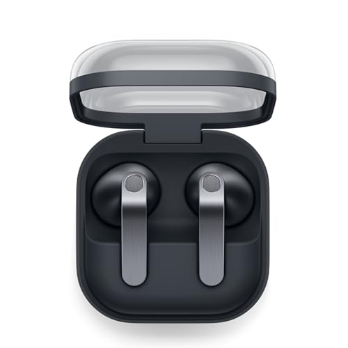 Samsung Galaxy Buds4 (Black) in-Ear Wireless Earbuds with Hi-Fi Audio | Adaptive ANC and EQ 2.0 | 360-Audio | Live Translation | Head Gesture Control 