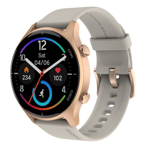 Noise Twist Round dial Smart Watch with Bluetooth Calling, 1.38" TFT Display, up-to 7 Days Battery, 100+ Watch Faces, IP68, Heart Rate Monitor, Sleep 