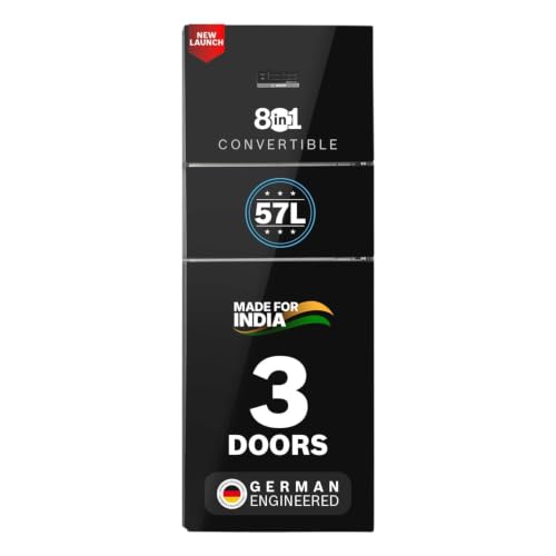 Bosch 335L 3 Star Frost Free Triple Door Maxflex Refrigerator | 8-in-1 Convertible | 57L Extra Flexible Zone | VitaFresh | 18 Hrs Cooling Retention | 