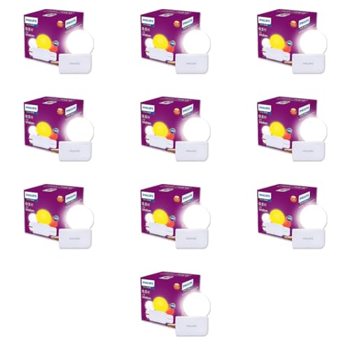 Joy Vision Coral Rush 0.5W LED Night Lamp | Soft White Glow | Energy Efficient | Plug-in Prong Design | Ideal for Bedroom, Kids Room & Hallway (White,