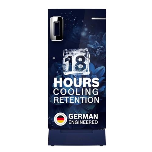 Bosch 187 L, 4 star, Direct-Cool Single Door Refrigerator | 18 Hrs Cooling Retention | 2.5X Faster Cooling | Spacious Multi Box | XL Dry Storage | Sup