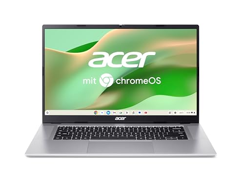 (-40%) Acer Chromebook 315 (CB315-8H-824U) Laptop, Google ChromeOS, 15,6" FHD IPS Display, MediaTek Kompanio 540 Octa-Core, 4 GB RAM, 64 GB eMMC, Arm Mali-G57 MC2, QWERTZ Tastatur, Silber