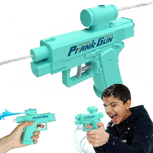 Vivatra Prank Water Gun, Upgraded Double-Sided Two-Way Squirt Gun for Babies, Kids & Adults, Funny Gag Sprayer for Holi Parties, School, Office, Backy