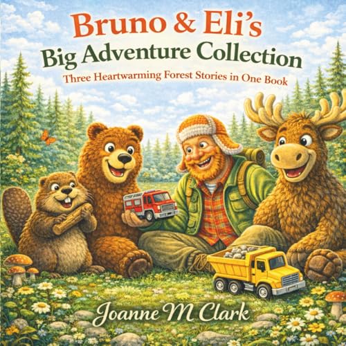 Cover of Bruno and Eli's Big Adventure Collection: Three Heartwarming Forest Stories in One Book