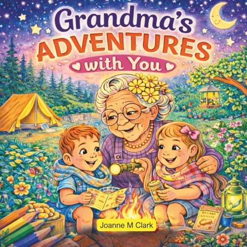 Cover of Grandma's Adventures with You: Colouring Book