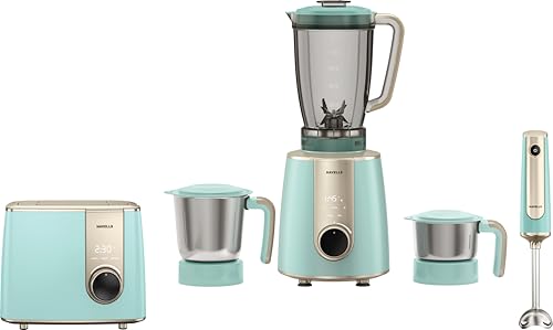 Havells Craft Kitchen Harmony Combo for Premium and Modern Kitchens | Mixer Grinder + Toaster + Hand Blender | Perfect Kitchen Companion and Gifting R