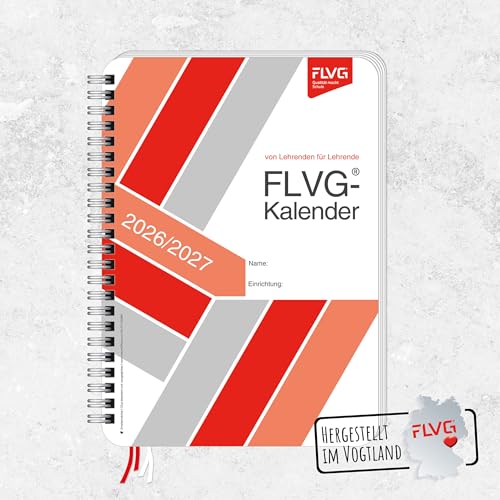 (-44%) FLVG Lehrerkalender 2026/2027 A5 für Lehrerinnen und Lehrer kompakter Schulplaner, Lehrerplaner für den Unterricht, Schule und Job
