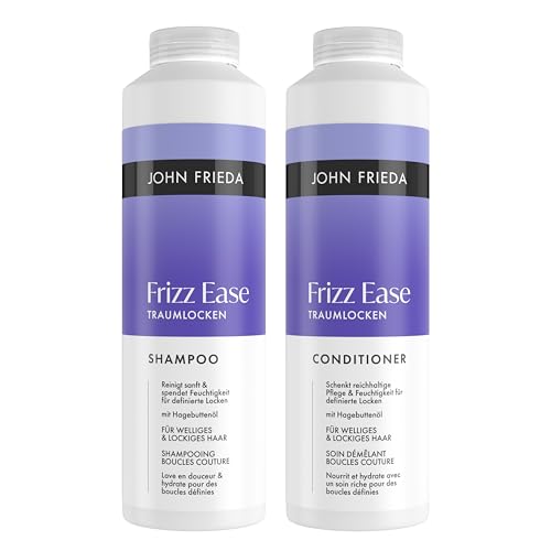 (-30%) John Frieda Traumlocken Set - Shampoo, 500ml & Conditioner, 500ml - Frizz Ease Serie - Für lockiges, welliges Haar