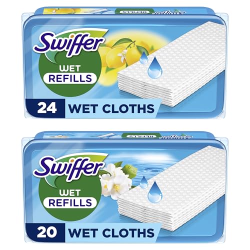 🔥 STARKER PREIS (-40%) Swiffer Bodenwischer Nachfüller Wet, 44 Feuchte Tücher