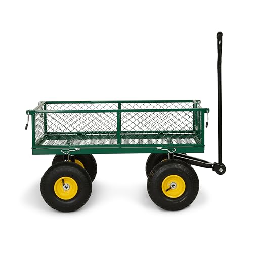 Backyard Expressions Heavy Duty Garden Utility Wagon 400 lb