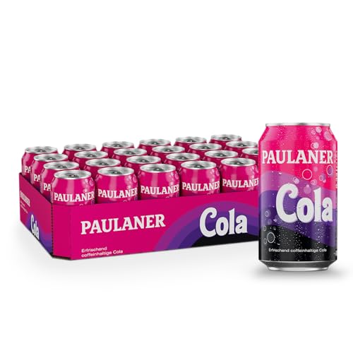 🔥 STARKER PREIS (-27%) Paulaner Cola • Erfrischungsgetränk • 0,33l Dose, EINWEG (24x0,33l)
