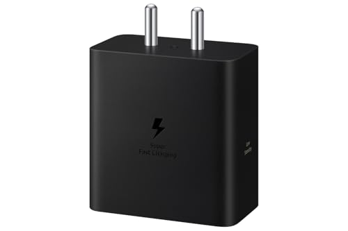 Samsung Original 60W Power Adapter (Black), GaN Fast Charging, USB Power Delivery 3.1, Universal Compatibility (Without Cable)