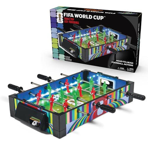 Eastpoint Tabletop LED Foosball Table Multi Color 2 Players LED Light