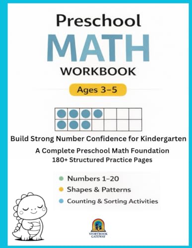 Preschool Math Workbook (Number Confidence) cover