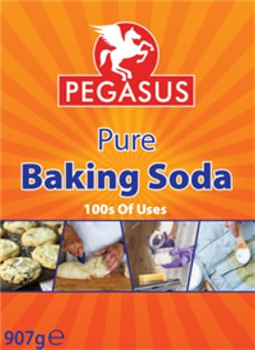 Pegasus Baking Soda 907g Pack of 1, 100% Pure Multi-Purpose Household Baking Soda for Cooking, Baking, Laundry, Cleaning, Deodorizing, Kitchen, and Home Use, Eco-Friendly Versatile Powder