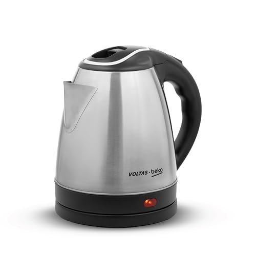 Voltas Beko, a TATA Product 1.5 L Stainless Steel Electric Kettle | 1350W Fast Boil | Auto Cut‑Off | Cool‑Touch Lid & Handle | Home & Office Use (K135
