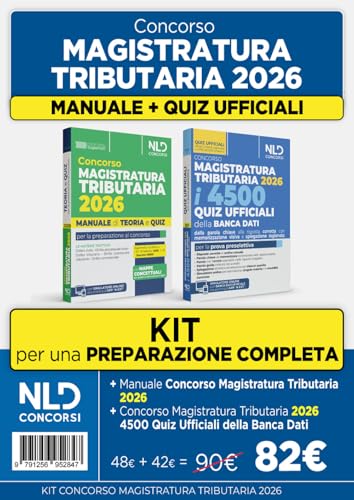 Kit Concorso Magistratura Tributaria 2026. Manuale di teoria + 4500 quiz ufficiali