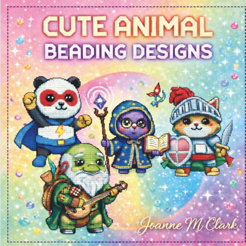 Cover of Cute Animal Beading Designs: Pixel Images for Easy Use