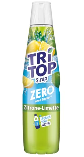 (-21%) TRi TOP ZERO Zitrone-Limette Sirup, 600 ml - Zuckerfrei für Wassersprudler