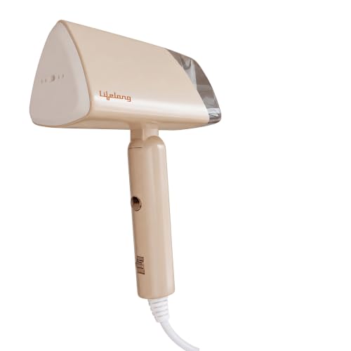 Lifelong Garment Steamer | 1200W Wrinkle Remover, 90° Foldable, 130ml Detachable Water Tank, Fast Heat Up in 30 Seconds | Portable Vertical Steamer fo