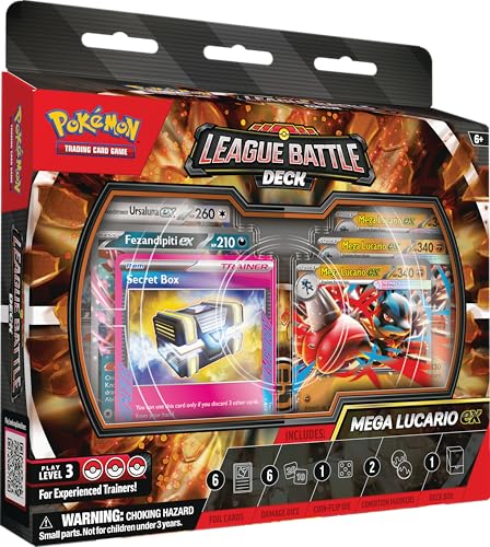 Pokemon TCG Mega Lucario ex League Battle Deck for $21 + free shipping w/ Prime