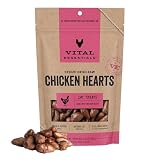 Vital Essentials Freeze Dried Raw Chicken Hearts Cat Treats, 2.75 oz Bag