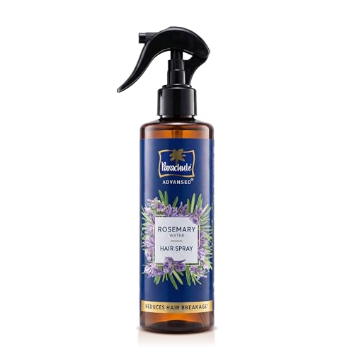 Parachute Advansed Rosemary Water Hair Spray | 100ml | Reduces Hair Breakage* | Non‑Sticky Formula | Natural Shine | Scalp‑Soothing Parachute Advansed