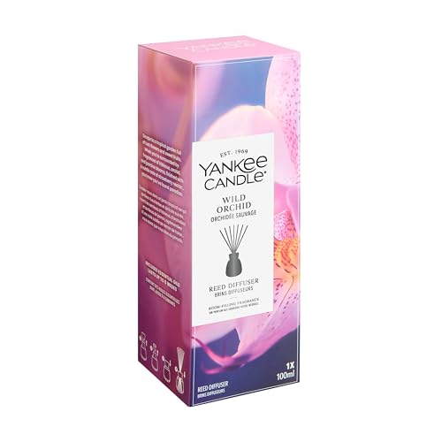 Yankee Candle Reed Diffuser | Wild Orchid | for Small to Medium Spaces | Up to 10 Weeks of Fragrance