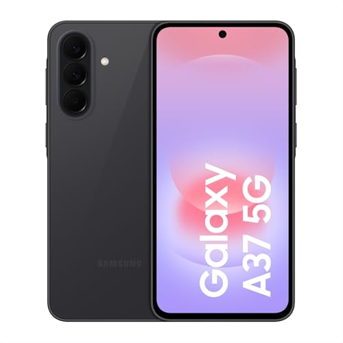 Samsung Galaxy A37 5G (Awesome Charcoal, 8GB RAM, 128GB Storage), Agentic AI, Triple Camera with Nightography Video, 2 Days Battery Life, 6 Gen OS Upg