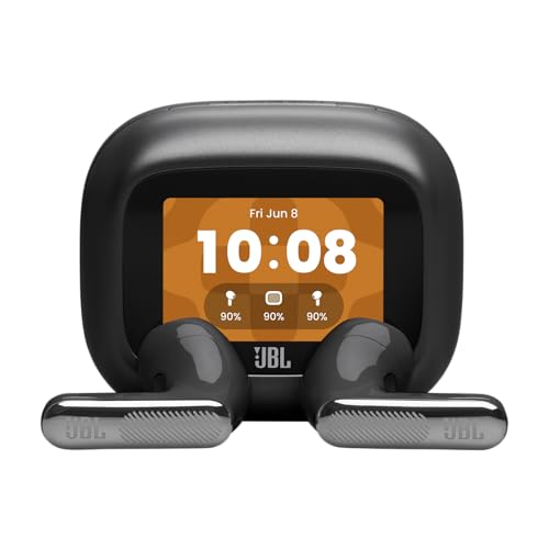 🔥 STARKER PREIS 30,00€ Coupon! JBL Live Flex 4, Kabellose Noise-Cancelling-Ohrhörer, Schwarz