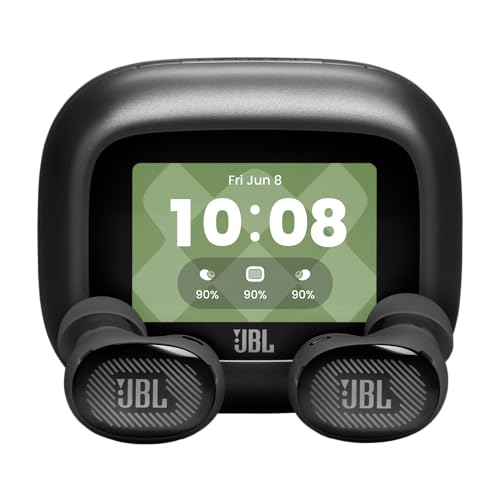 🔥 STARKER PREIS 20,00€ Coupon! JBL Live Buds 4, Kabellose Noise-Cancelling-Ohrhörer, Schwarz