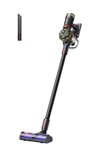 (-31%) Dyson V8 Cyclone Handstaubsauger, Schwarz und Grün, 60 Minuten Laufzeit