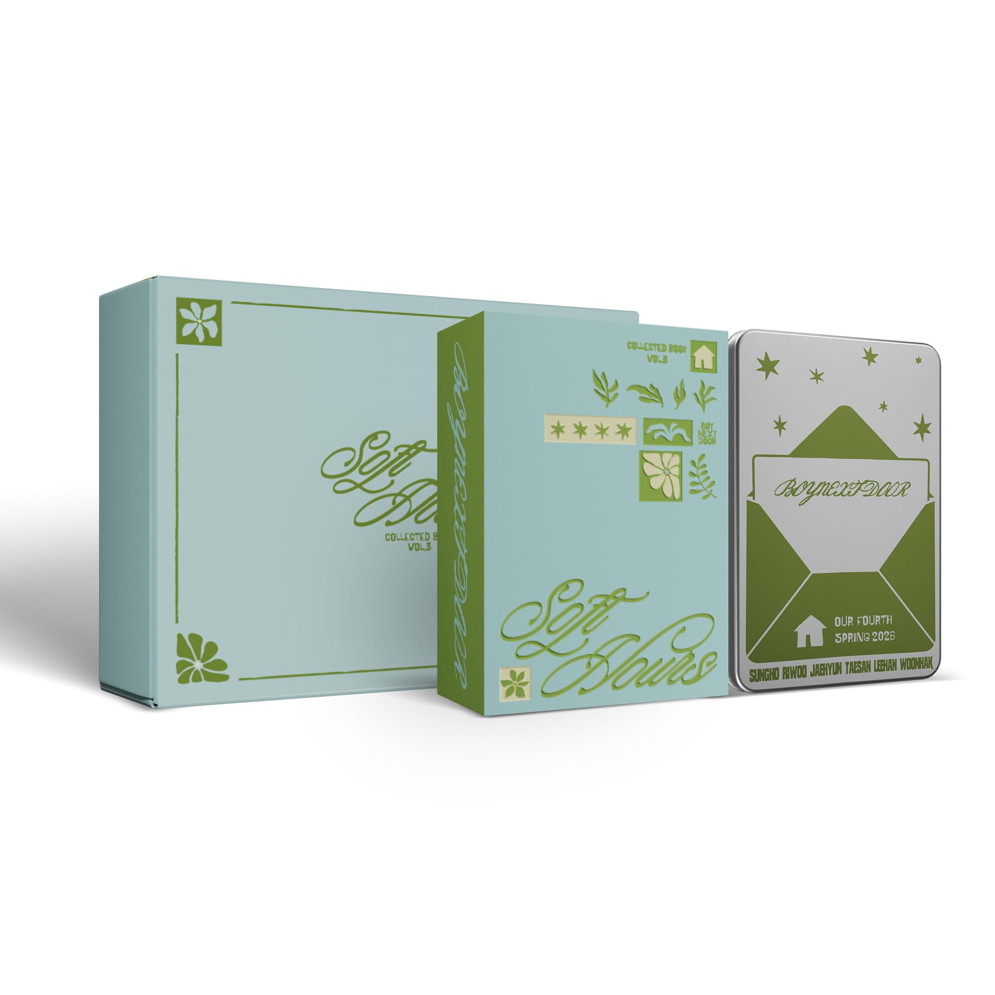 【Amazon.co.jp限定】BOYNEXTDOOR COLLECTED BOOK VOL.3 SET（特典：ICカードステッカー(53×85mm・2枚1組)1セット付）