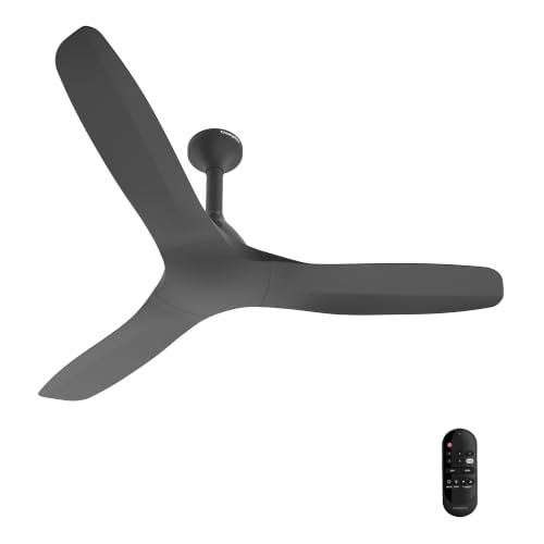 Crompton Silent Pro Fluido Wave 1200mm iOT BLDC Ceiling Fan | Luxury Design | Wi-Fi, Bluetooth & Remote | Alexa & Ok Google | Fine Speed Tuning | Low 