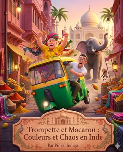 Trompette et Macaron : Couleurs et Chaos en Inde : Bande dessinée jeunesse