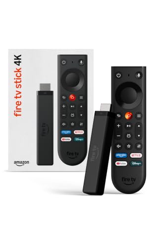 ⚡ BLITZDEAL (-53%) Amazon Fire TV Stick 4K (neueste Generation), einfaches 4K-Streaming, neue Fire TV-Fernbedienung, alle Apps an einem Ort, Free- und Live-TV, Sendungen schneller finden mit Alexa+