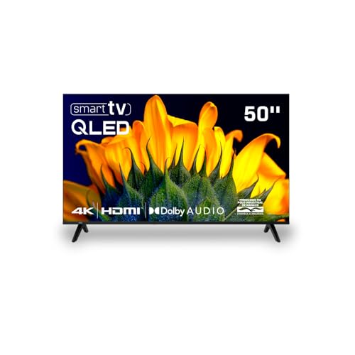Smart TV HQ QLED 50 Polegadas HQ-QLED50SM 4K Wi-Fi Bluetooth, Dolby Audio