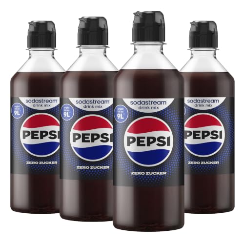(-23%) Sodastream drink mix Pepsi Zero Zucker, Cola Sirup, 4er Pack (4 x 440 ml)
