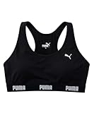 PUMA プーマ ロゴ 無地 アンダーウェア スポーツブラ ハーフトップ d3plh210