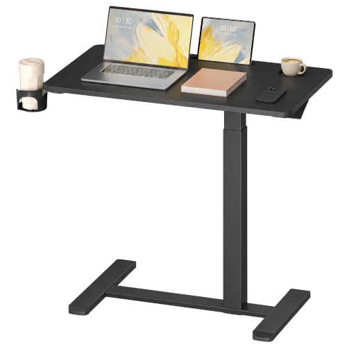 (-20%) VASAGLE Beistelltisch mit Rollen, mobiler Stehtisch, 80 x 45 cm