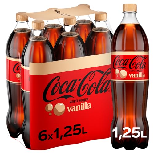 (-14%) Coca-Cola zero sugar Vanilla Cola, Softdrink ohne Zucker, 6 x 1,25 l