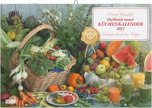 🔥 STARKER PREIS (-44%) DuMonts neuer Küchenkalender 2027: Wandkalender 42x29 cm (42x85 cm geöffnet) mit saisonalen Rezepten, Gedichten und Fotografien von Christel Rosenfeld