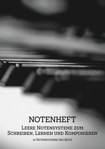 Notenheft 100 Seiten Buchcover